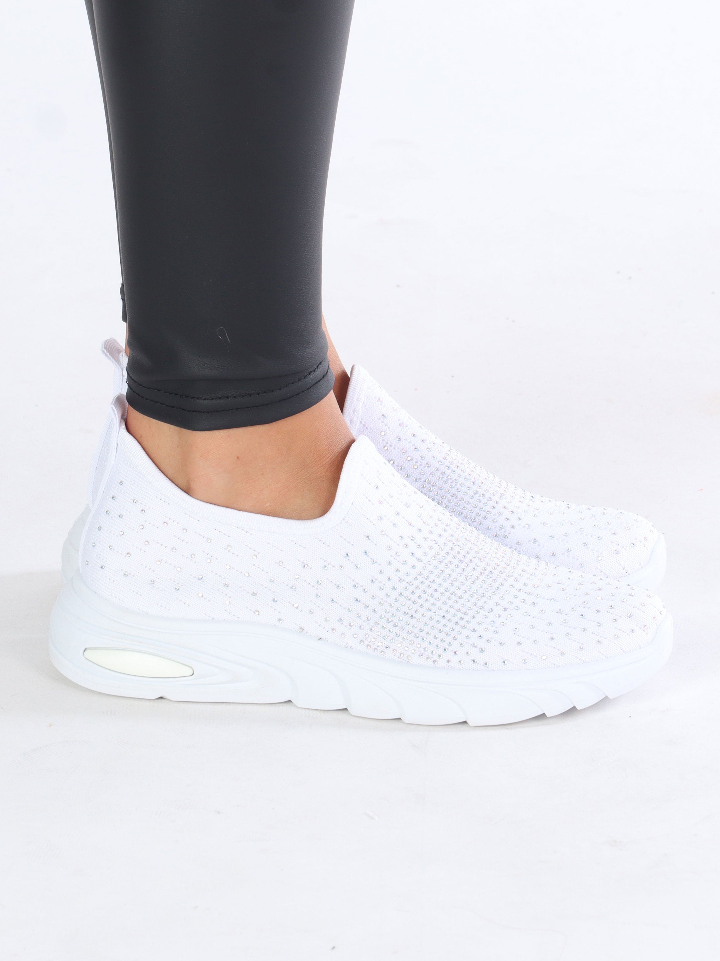 Emina - Sock sneakers med små stenar